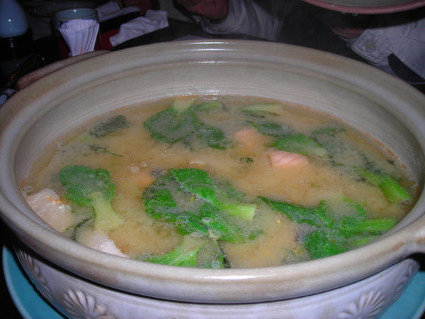 鮭魚味磳湯