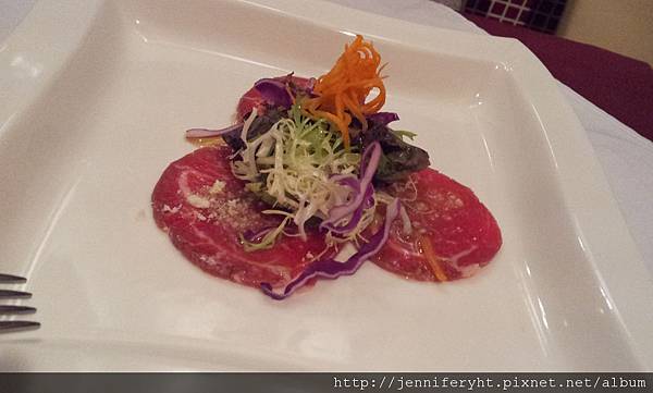 檸檬薄片生牛肉 檸檬薄片生牛肉