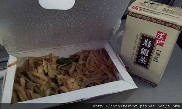 國泰去程飛機餐-豬肉炒麵 國泰去程飛機餐-豬肉炒麵