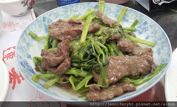 蓮香居-蝦醬通菜牛肉