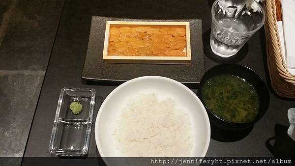 一盤海膽+飯+湯 一盤海膽+飯+湯