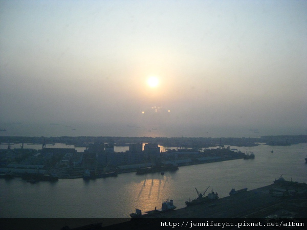 夕陽港景 夕陽港景