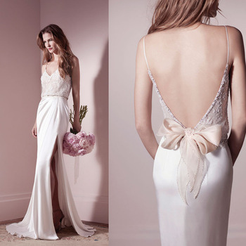 2015-Real-Delicate-Lihi-Hod-Bridal-Gown-Sheer-Bodice-Beaded-Belt-Spaghetti-Straps-V-Neck-Backless.jpg_350x350