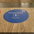 從Termini乘坐LINE B 往羅馬競技場