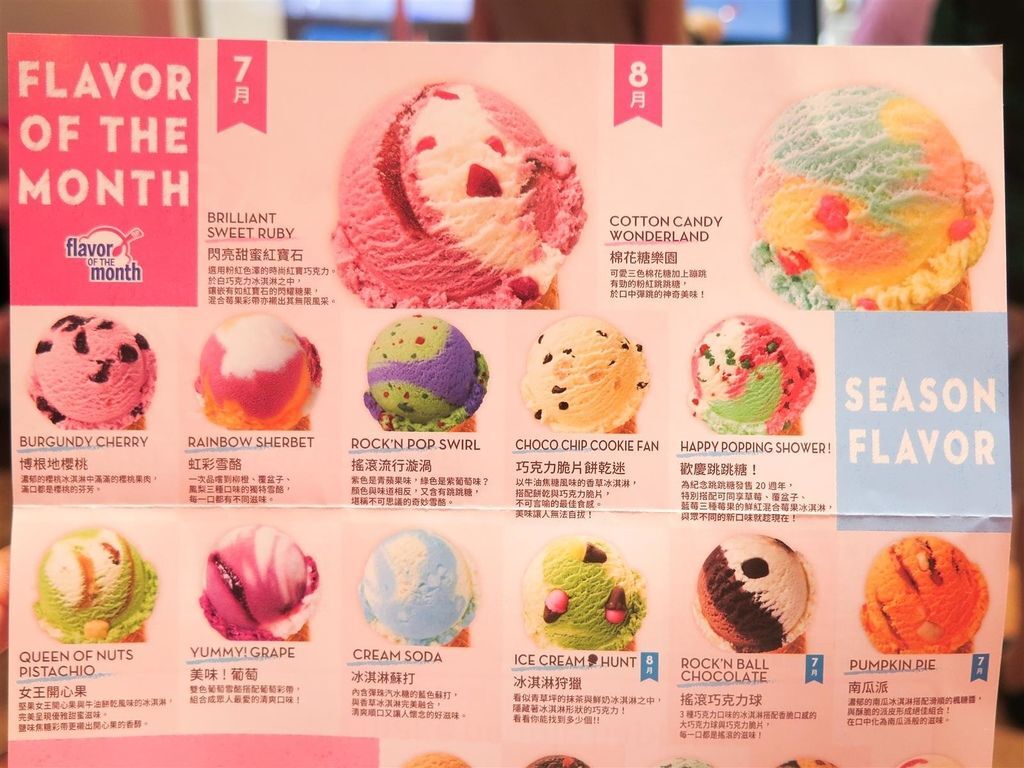 [食記][台北] Baskin Robbins 31冰淇淋 京站店