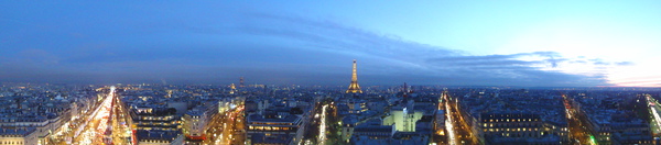 Paris from top of Arc de Triomphe 5