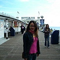 on the pier