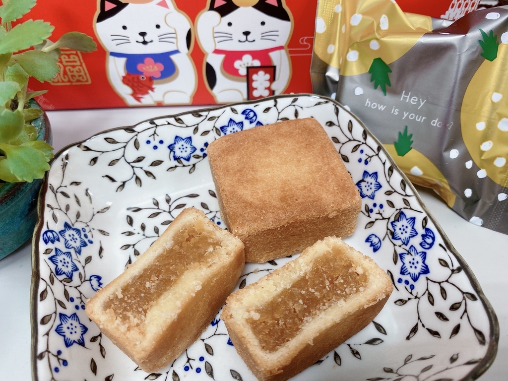 減醣輕食鳳梨酥推薦｜花郁甜品屋｜招財貓綜合鳳梨酥禮盒｜台中人