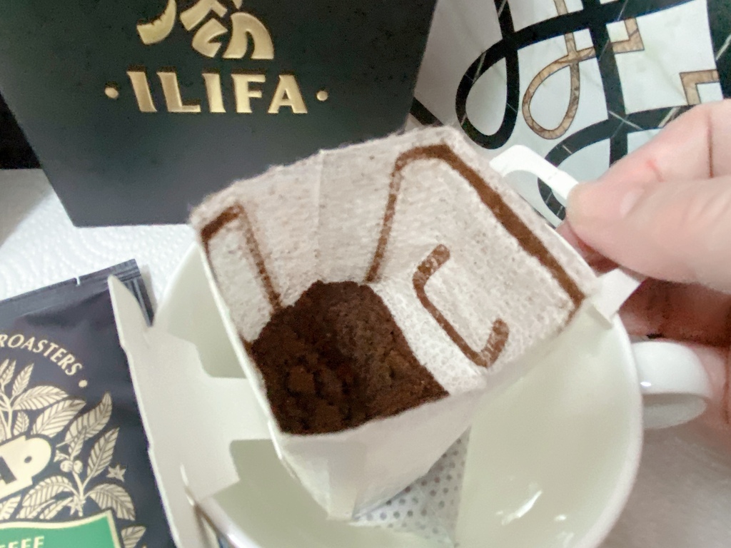 好喝烘焙濾掛咖啡開箱｜ILIFA｜非洲醇香咖啡濾掛盒-榛果｜