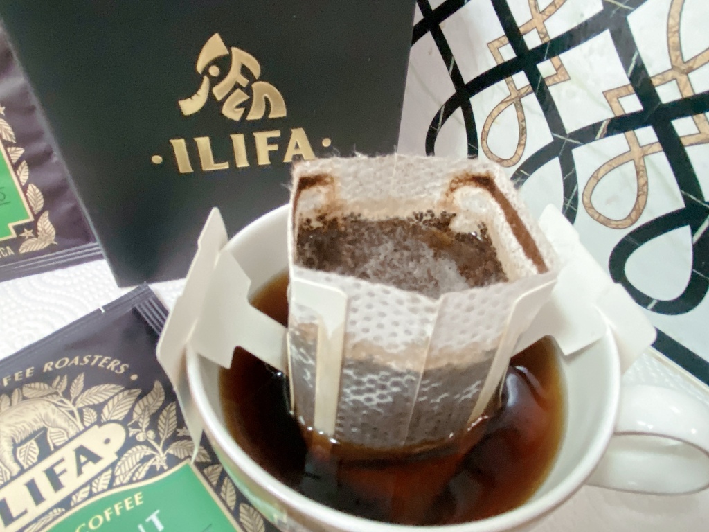 好喝烘焙濾掛咖啡開箱｜ILIFA｜非洲醇香咖啡濾掛盒-榛果｜
