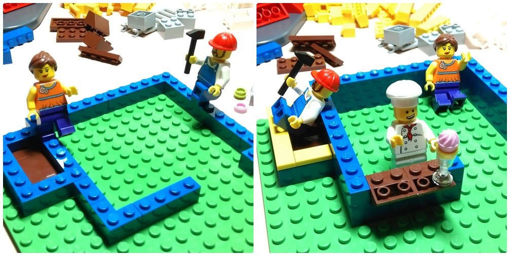 Lego Creator 紅藍小屋 筆筒 Jessie 痞客邦