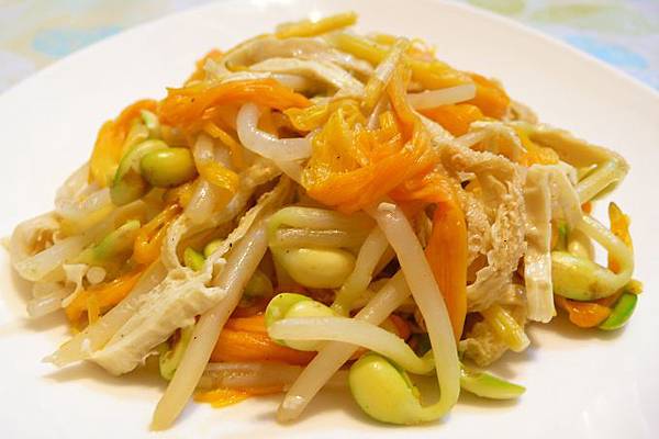 金針拌黃豆芽 金針拌黃豆芽