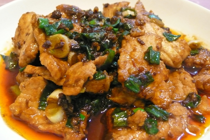 維力炸醬炒豬肉片 維力炸醬炒豬肉片
