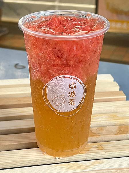 +（永和飲料）壩波茶ω～黑糖珍珠彈牙超Q、葡萄柚綠茶酸甜解渴