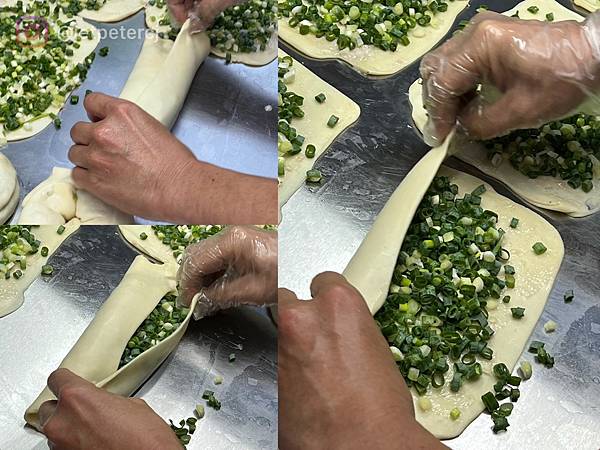 ＊（蘆洲排隊美食）蘆洲王家手作蔥餅～蘆洲夜市湧蓮寺排隊小吃！