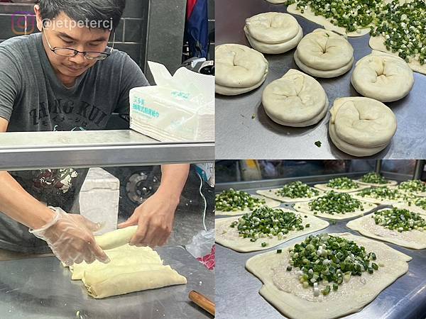 ＊（蘆洲排隊美食）蘆洲王家手作蔥餅～蘆洲夜市湧蓮寺排隊小吃！
