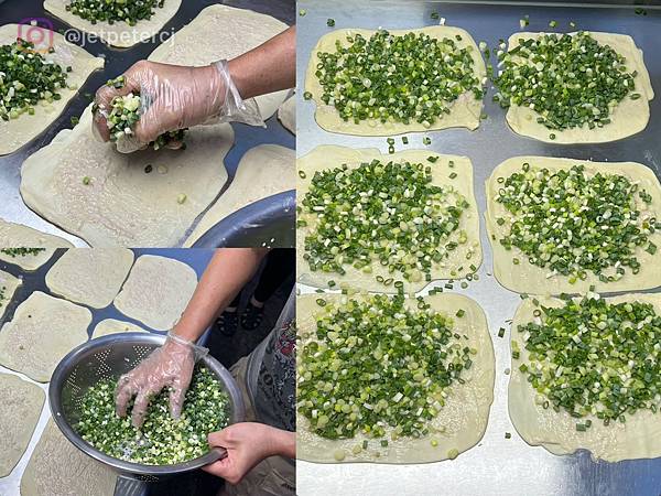 ＊（蘆洲排隊美食）蘆洲王家手作蔥餅～蘆洲夜市湧蓮寺排隊小吃！