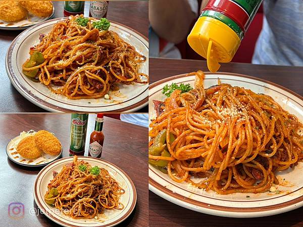 (士林美食)日向洋食拿坡里義大利麵、超濃咖哩豬排飯、手工限