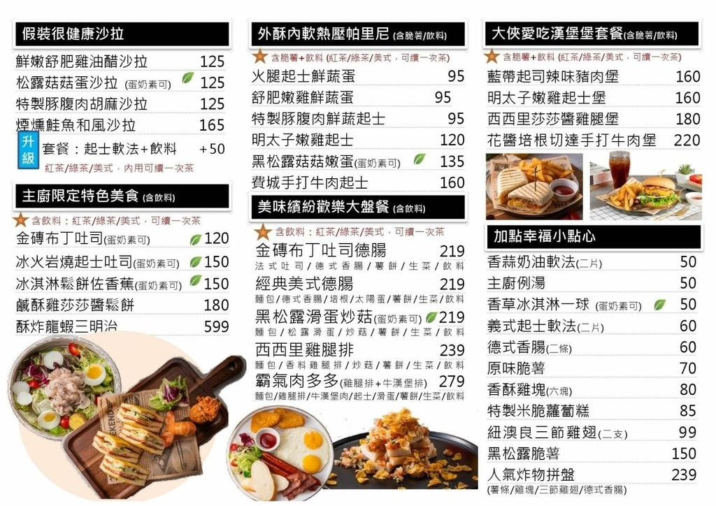 （蘆洲美食）小食聊聊Brunch～大份量早午餐、沖繩塔可飯、