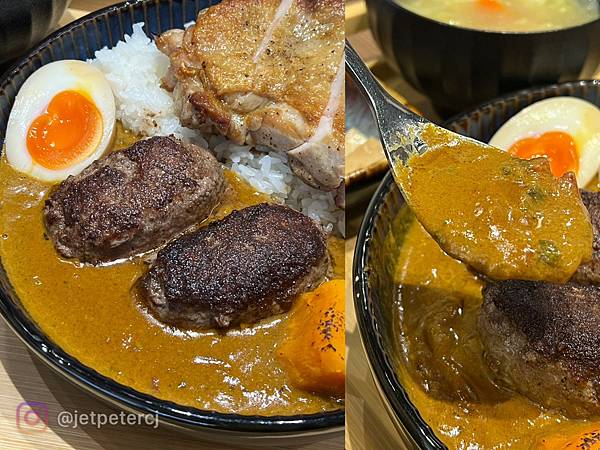 （美食）拾士～手打牛堡排、香煎牙腿、郁香料咖哩、