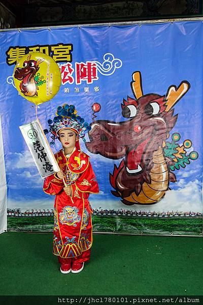 學甲集和宮蜈蚣陣，神童棚拍