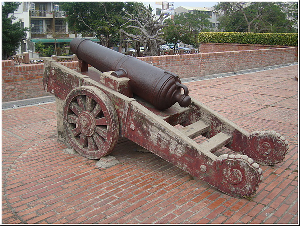台南古蹟到處都可見的炮台，曝光率約99%