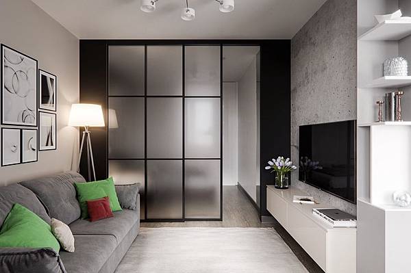 sliding-glass-bedroom-walls-in-studio-apartment.jpg