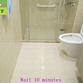 295-bathroom  -  low hardness tile floor - anti slip construction - photo