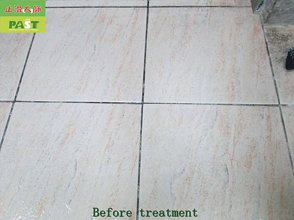 Restaurant - Homogeneous Tile -  before skid treatment (4).JPG