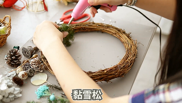 聖誕花圈教學文