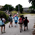 上之毛公園遇到寫生的小朋友