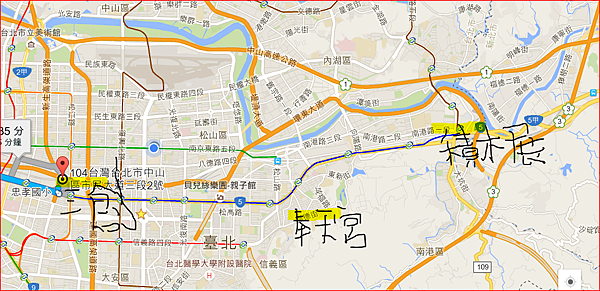 松山南港遊覽地圖
