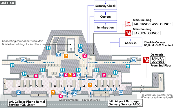 貴賓室體驗-成田機場 日本航空Sakura Lounge