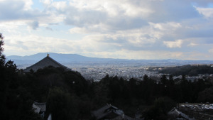 東大寺二月堂看到的風景