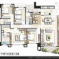 [新竹] 橋達建設「玉品院」2012-08-26 010 A戶傢配圖