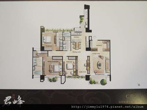 [竹北高鐵] 名銓建設「坤山君峰」(大樓)圖面 2013-08-01 004 C戶家配.JPG