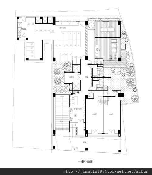 [新竹北門] 展藝建設「問鼎苑」(大樓) 2013-08-15 009 基地平面參考圖