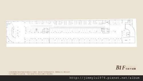 [竹北縣三] 仁發建築開發「仁發上景」(大樓) 2014-06-16 009 B1平面參考圖