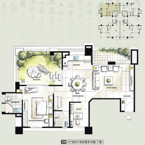 [竹北] 暘陞建設「極品苑」2011-03-31 10 C戶11F下層平面.jpg