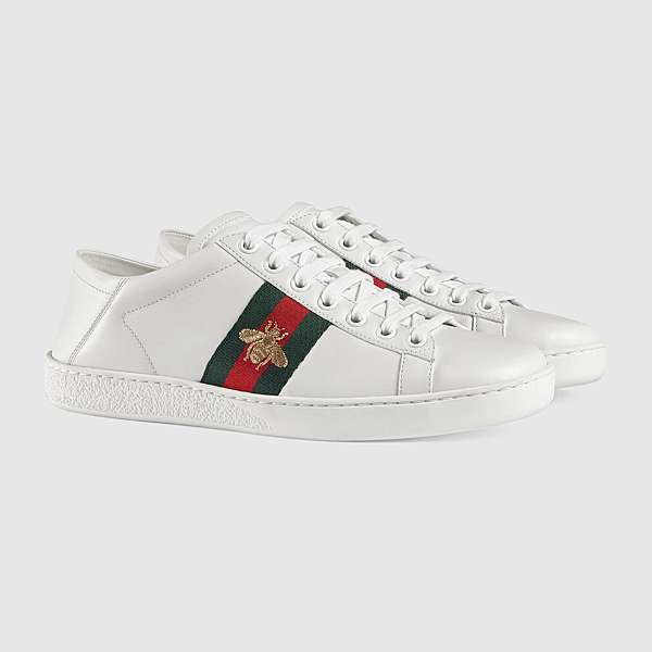 gucci new ace web trainers