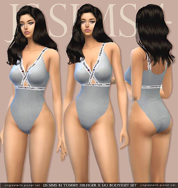 tommy hilfiger criss cross bodysuit