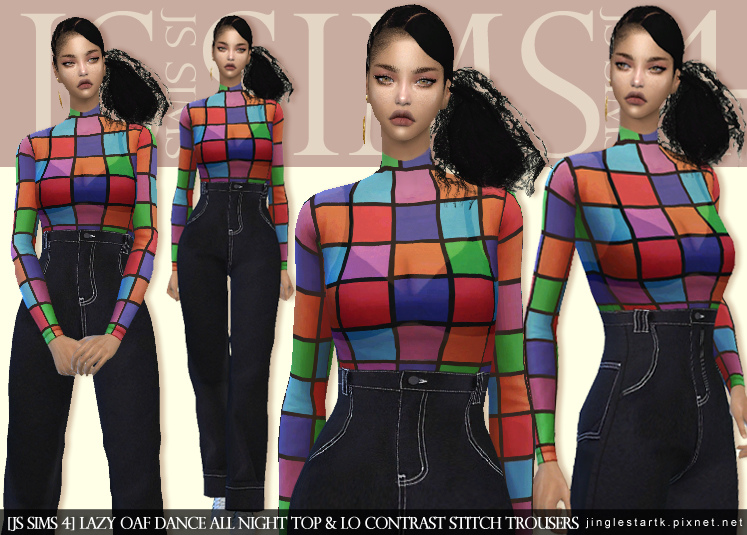 sims 4 dancer top