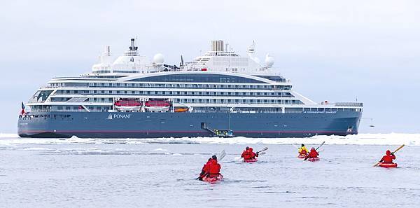 佳繽旅遊北極21日將搭乘全球第一艘極地奢華郵輪「指揮官夏古號」