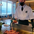 2024新開淡水捷運美食【明水然.樂】淡水無敵海景餐廳 高CP值無菜單頂級鐵板燒只要1600元起活龍蝦、日本A5和牛、現流魚通吃@水靜葳環遊世界366天 (19).jpg