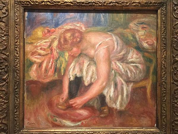 Courtauld Gallery-Woman Trying Her Shoes