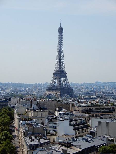 【法國%2F巴黎 Paris】Arc de Triomphe 凱旋門 (從凱旋門看艾菲爾鐵塔)