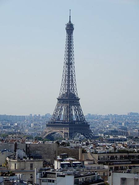 【法國%2F巴黎 Paris】Arc de Triomphe 凱旋門 (從凱旋門看艾菲爾鐵塔)