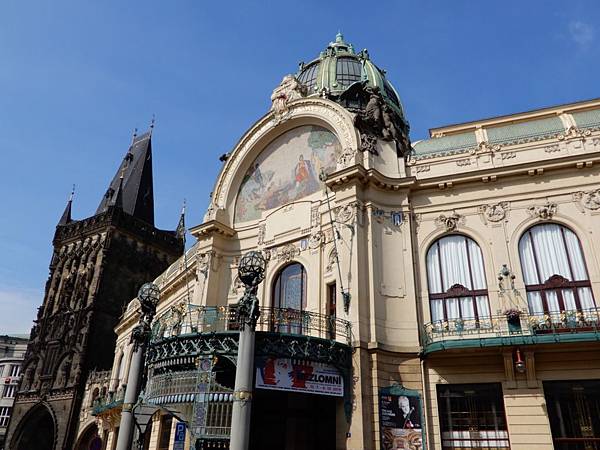 【捷克%2F布拉格 Praha】Municipal House 市民會館 + Powder Tower 火藥塔