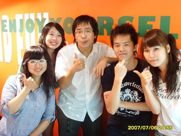 從左邊→孝純、ME、大森、螞蟻、佳諭