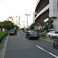 神戶港旁街道!